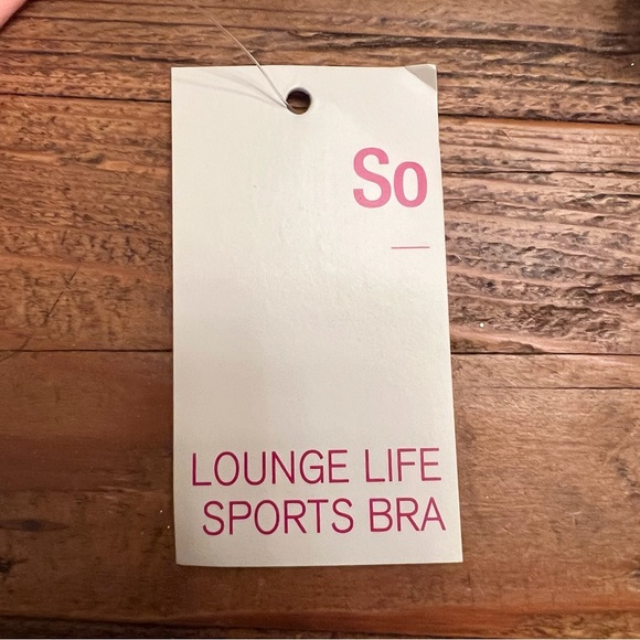 SO Lounge Sports Bra in Peach - Picture 5 of 5